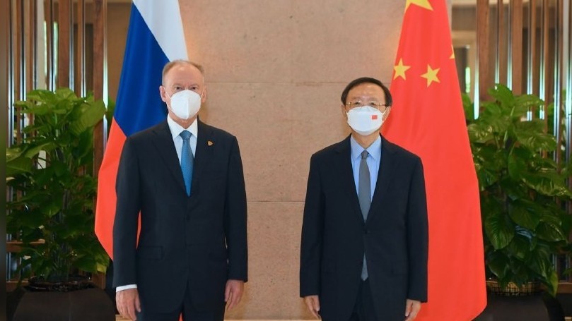 Why did Patrushev go to China after SCO summit?